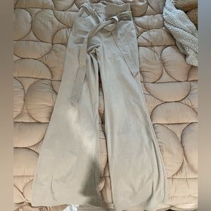 Bohme midge beige flare pants
